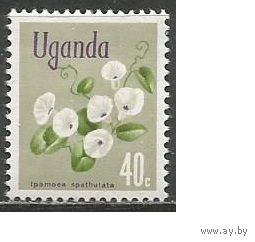 Уганда. Цветы. Ипомея. 1969г. Mi#110.