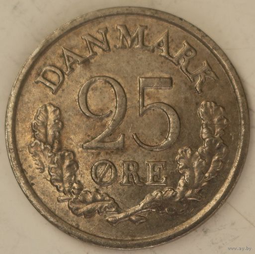 Дания 25 эре 1965 год