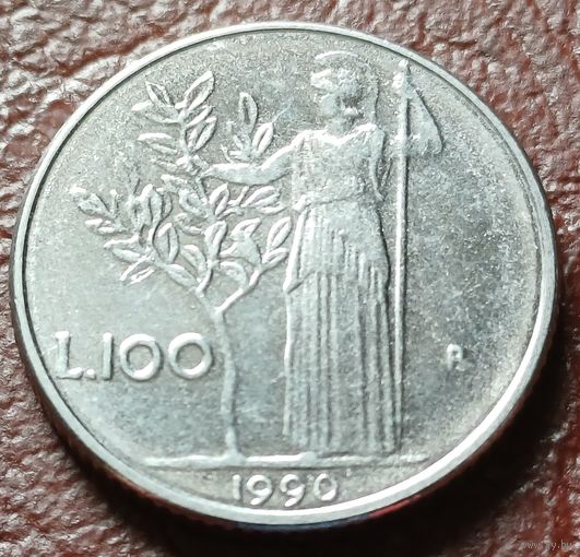 Италия 100 лир, 1990    ( 1-15-5 )