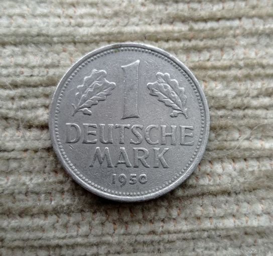 Werty71 Германия ФРГ 1 марка 1950 G