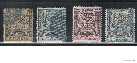 Болгария(Южная)-1881, (Мих.6-9), гаш. , Стандарт,(2)