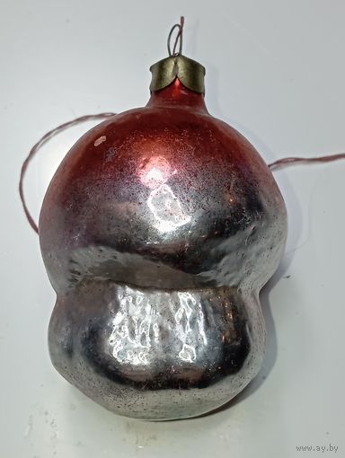 Ёлочная игрушка - Гриб , СССР .