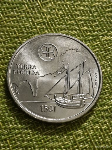 Португалия 200 эскудо 2000 г ( Флорида , корабль , встречается реже)