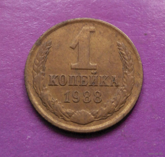 1 копейка 1988 года СССР #09
