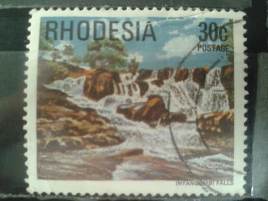 Родезия, 1978. Стандарт. Водопад Иньянгомби