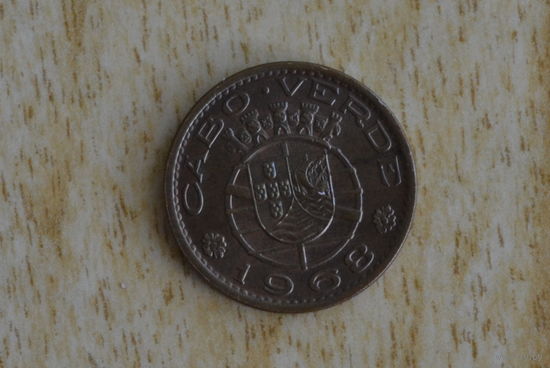 Кабо-Верде 50 сентаво 1968 с 1 руб Нечастая!