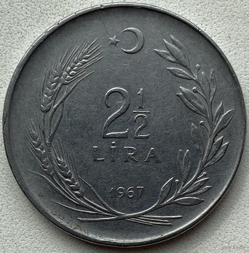 Турция 2,5 лиры 1967 г. Цена за 1 шт.