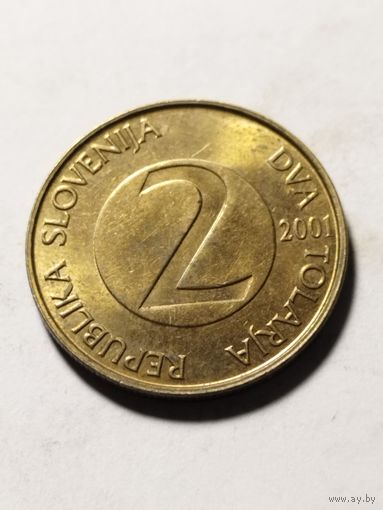 Словения 2 толара 2001