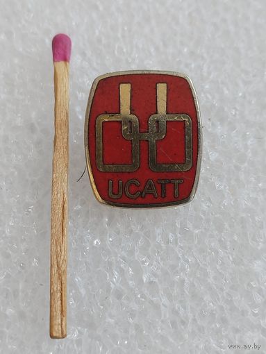Знак-фрачник GB. UCATT. Союз строителейсмежных профессий и техников. тяжелый