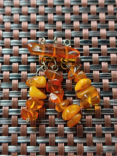 Подвеска янтарь