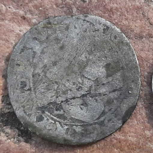 6 грошей 1661 года Ян Казимир  .