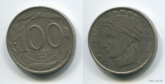 Италия. 100 лир (1993)