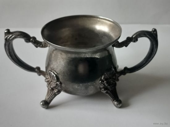 Солонка,Сахарница.бронза серебрение.люкс.