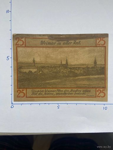 Нодгельд 25 пфеннигов Веймар. Веймарская республика - 0202