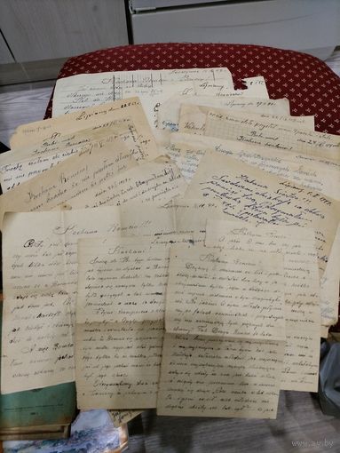 Архив писем 15 шт с чердака