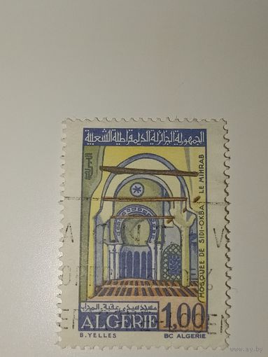 Алжир  марка  1970 Алжир мечеть религия ислам