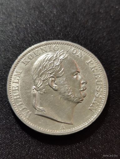 Германия. Пруссия.Талер 1866г А. Вильгельм I.