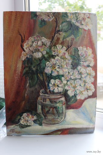 Натюрморт "Яблоневые ветви"