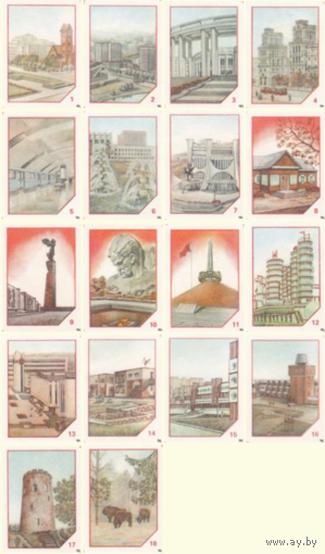 Спичечные этикетки. Сувенирный набор. Земля Белорусская.1988 год
