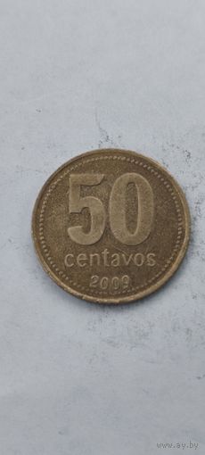 Аргентина 50 сентавос 2009