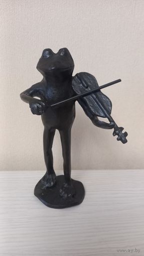 Статуэтка чугунная,  Скрипач, 17см