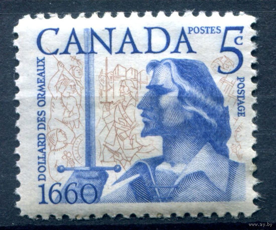 Канада - 1960г. - 300 лет битве при Лонг Солте - 1 марка - полная серия, MH [Mi 337]. #3-WK-100-A-2