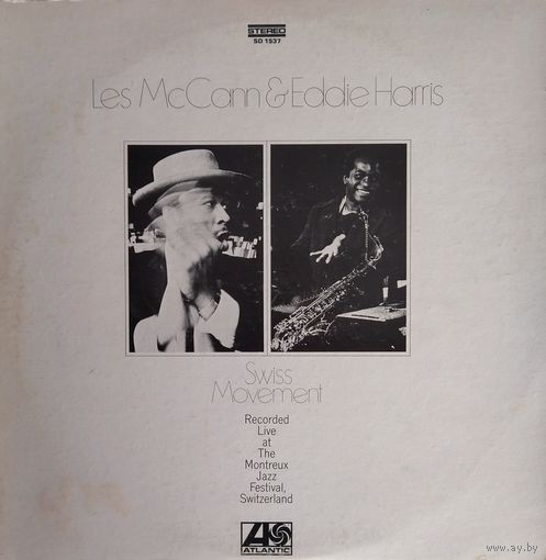 Les McCann and Eddie Harris. 1969, Atlantic, LP,NM, USA
