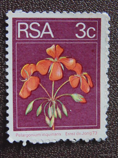 ЮАР 1973 г. Цветы.