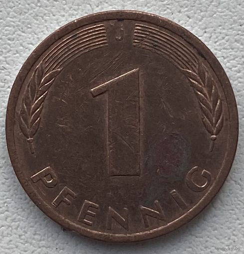 Германия 1 пфенниг 1977 г. J