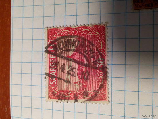 Марка Германия 1825 год