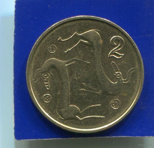 Кипр 2 цента 1998