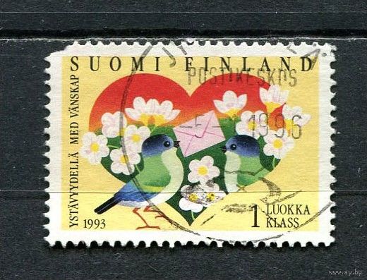 Финляндия - 1993 - День Святого Валентина - [Mi. 1198] - полная серия - 1 марка. Гашеная.  (Лот 29JL)-TG2P39