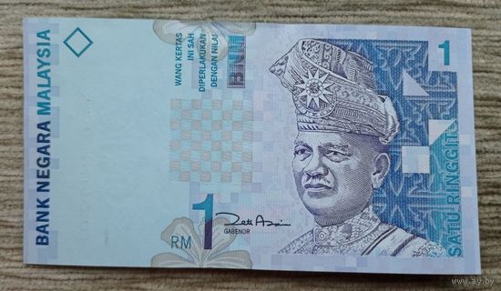 Werty71 Малайзия 1 ринггит 1998 - 2001 UNC банкнота