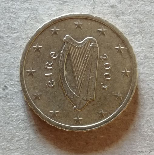 Ирландия 10 евроцентов, 2003 г., KM# 35