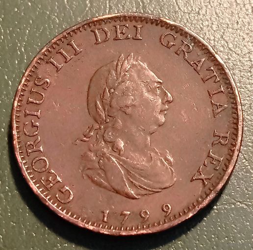 Великобритания 1 фартинг 1799