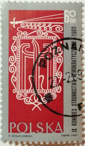 Польша 1969. IX съезд Польской демократической партии. Полная серия