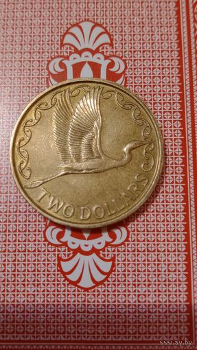 Новая Зеландия 2 доллара 1990