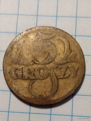 5 гроша Польша 1923 год