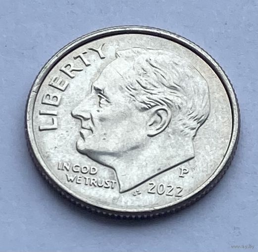 10 центов  2022 г., США.