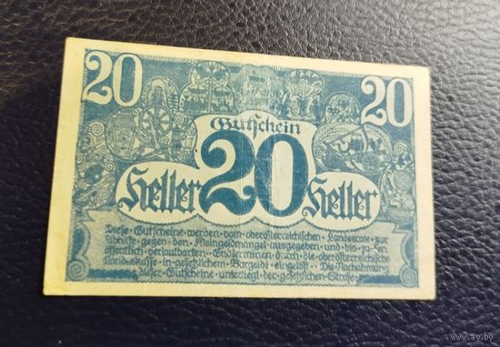 Нотгельд Австрия Оберестерейх 20 геллеров 1920