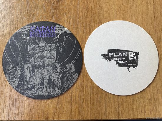 Подставка под пиво пивоварни PLAN B brewery /Россия/ No 7