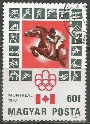 Венгрия. Олимпиада Монреаль'76. 1976г. Mi#3126.