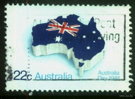Австралия - 1981 [Mi. 740] Гашеная (AU17)