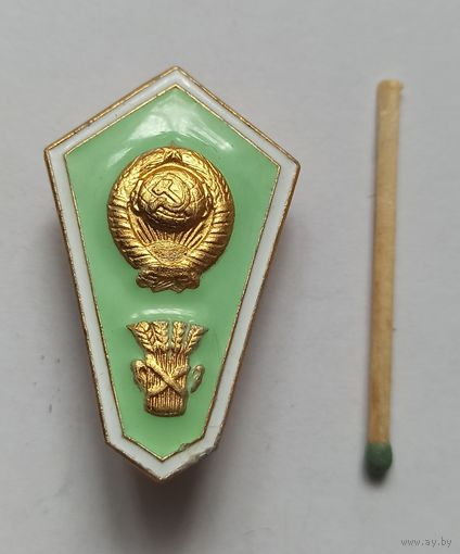 Знак, поплавок об окончании учебного заведения с/х