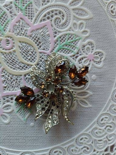 Брошь СССР Чехословакия с рубля