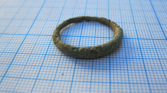 Перстень старинный. Бронза, литье.