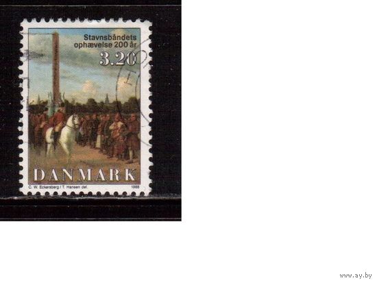 Дания-1988, (Мих.923) гаш., Искусство, Живопись,