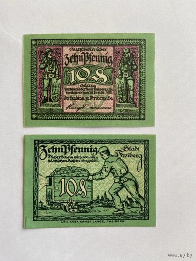 Нотгельд 10 пфеннигов. Веймарская республика - 1602 (2)