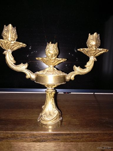 Бронзовый подсвечник СССР