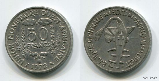 Западная Африка. 50 франков (1972)
